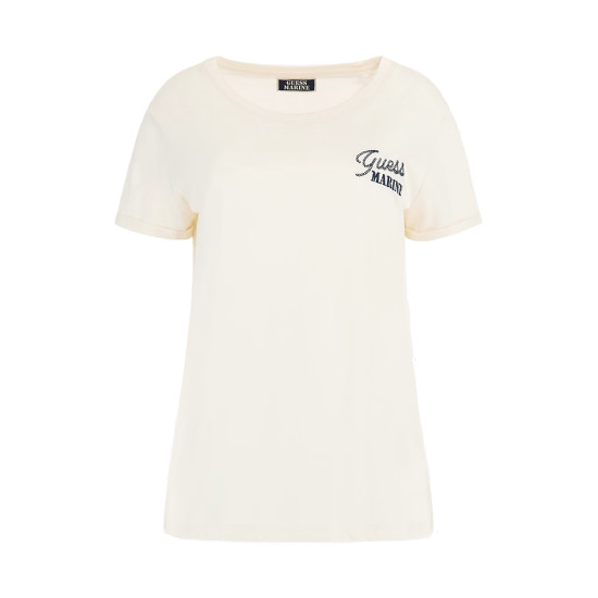 Guess Γυναικεία κοντομάνικη μπλούζα Marine Logo T-Shirt